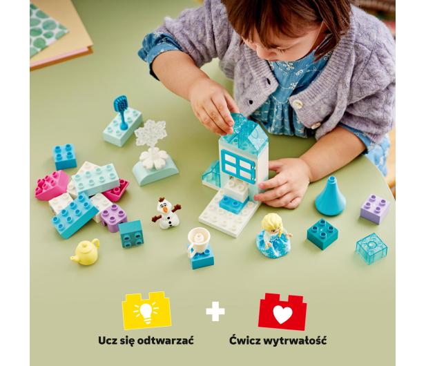 LEGO DUPLO DISNEY 10462 Kraina Lodu Kreatywne pudełko z Elzą i Ol - 1529684 - zdjęcie 5